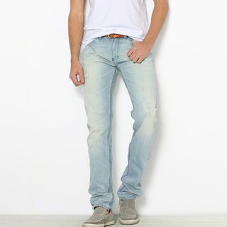 OLRIK Washed Straight Fit Jeans