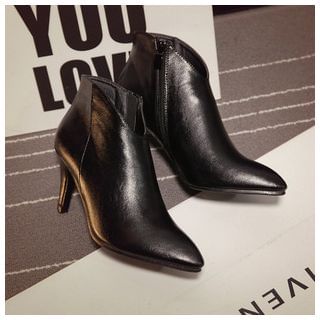 Anran Pointy Heel Ankle Boots