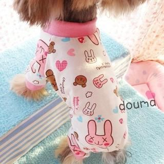 Petine Pattern Dog Pajama