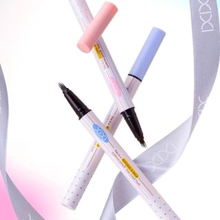 Xixi - Sharp & Wild Four Claws Eyebrow Pencil - 2 Colors #02 Soft Black Gray