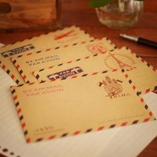 MissYou Vintage Printed Envelope Set