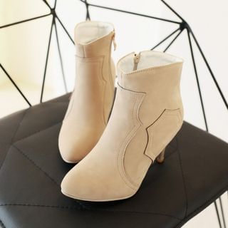 JY Shoes High Heel Ankle Boots