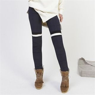 GLAM12 Color-Block Padded Leggings