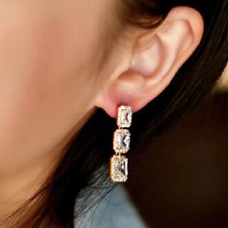 Mbox Jewelry CZ Drop Earrings