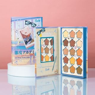 Rude Cosmetics - Chibi Manga Collection 15 Color Palette - A Day In Attitude Academia A Day In Attitude Academia - 15G
