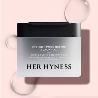 HER HYNESS - Instant Pore Refine Black Pad PHA + 5X Hyaluronic 80 pcs