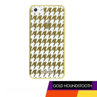 Vlashor Houngstooth - Metellic Gold iPhone5 Case One Size