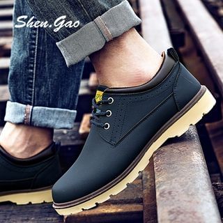 SHEN GAO Lace-Up Casual Shoes