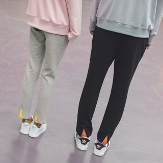 Dubel Couple Color-Block Sweatpants