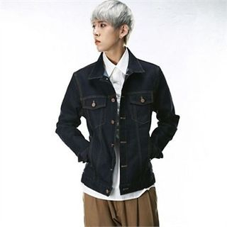 THE COVER Stitched Denim Jacket