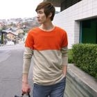 Color-Block Knit Sweater