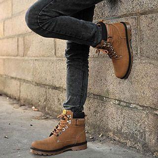 Shoelock Lace-Up Ankle Boots