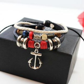 KINNO Anchor Caribbean Bracelet