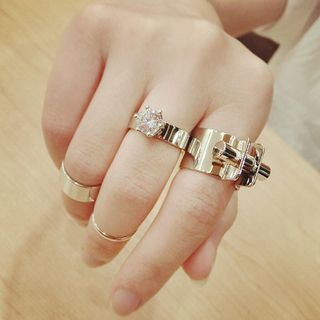 Ticoo Set of 4: Knuckle Ring