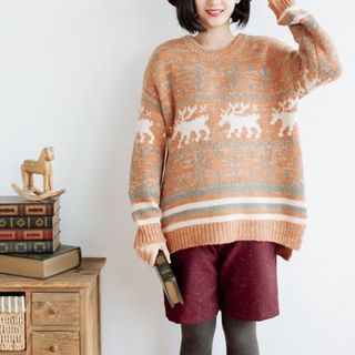 Mellow Fellow Deer Loose-Fit Sweater