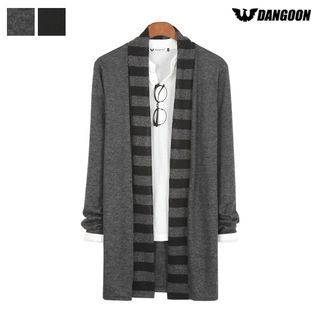 DANGOON Shawl-Collar Color-Block Cardigan