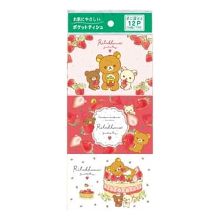 DAIREI - Rlilakkuma Pocket Tissue 12 pcs