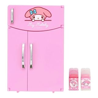 Shobido - Sanrio My Melody Refrigerator Shaped Case & Lip Balm Set 3 Pcs