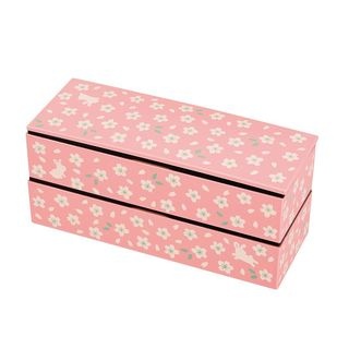 Hakoya Hakoya Slim 2 Layers Lunch Box Sakura Usagi