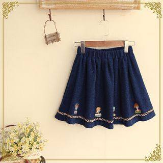 Fairyland Embroidered A-Line Skirt