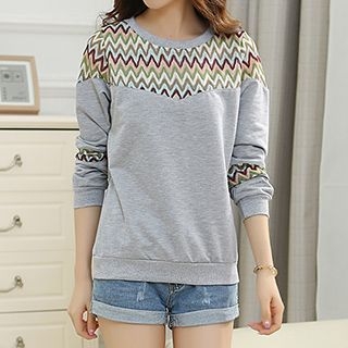 Fashion Street Patterned Pullover
