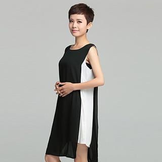 OnceFeel Sleeveless Chiffon Dress