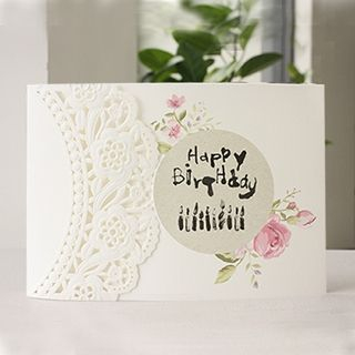 Full House Cutout Birthday Card