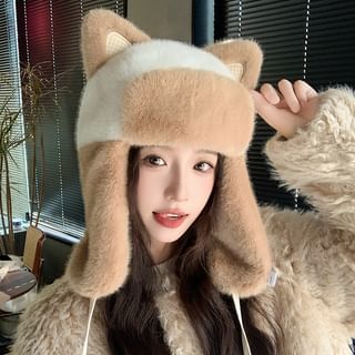 Ear Fluffy Trapper Hat