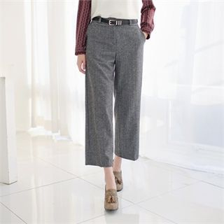 Styleberry Herringbone Wool Blend Pants