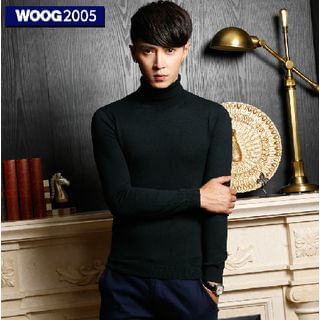 WOOG Stand Collar Knit Pullover