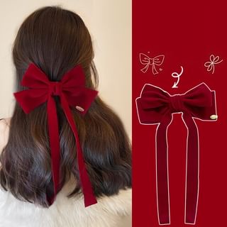 Ribbon Velvet Hair Clip