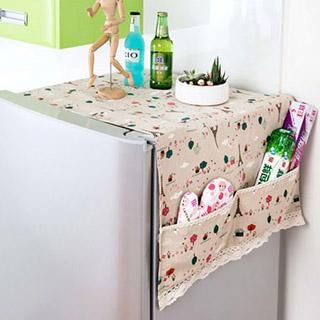 Home Simply Printed Refrigerator Dust Cover