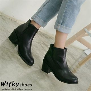 Wifky Chunky-Heel Ankle Boots