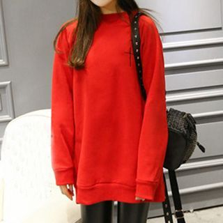 Bloombloom Embroidered Cross Pullover