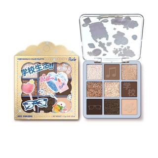 Rude Cosmetics - Chibi Manga Collection 9 Color Palette - 4 Types Spring Break - 7.2G