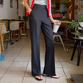 Boot-Cut Suit Pants