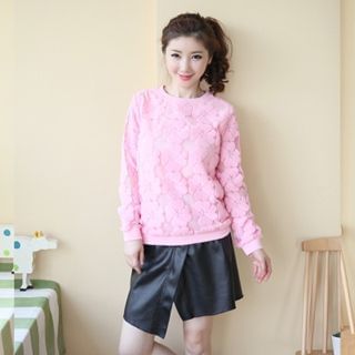 XINLAN Lace Pullover