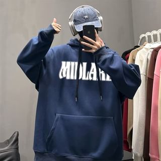 Lettering Oversized Hoodie