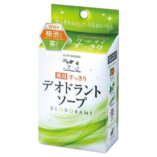 Cow Brand Soap - Medicated Refreshing Deodorant Soap 125g