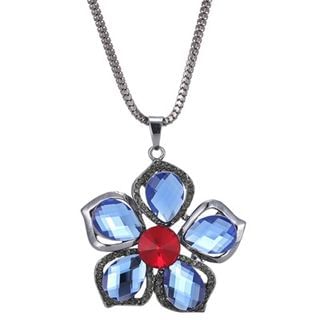 Glitglow Crystal Flower Necklace