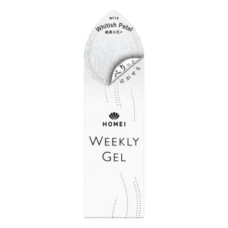 Homei - Weekly Gel Nail WF19 Whitish Petal