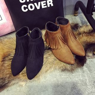 Chryse Tassel Ankle Boots