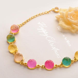 Fit-to-Kill Colorful Crystal Bracelet One Size