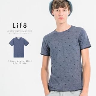 Life 8 Short Sleeved Embroidered Top