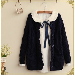 Fairyland Cable-Knit Cardigan