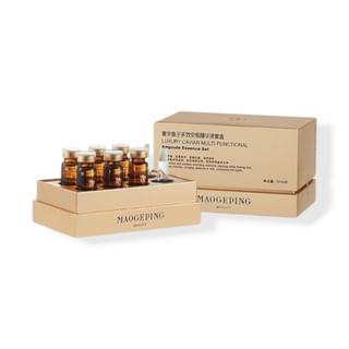 Maogeping - Luxury Caviar Multi-Functional Ampoule Essence Set 5Ml X 6Pcs