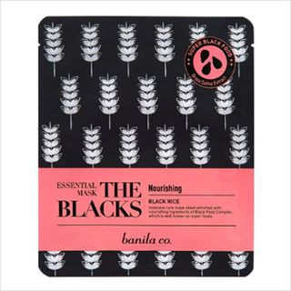 banila co. The Blacks Essential Mask - Black Rice 1sheet