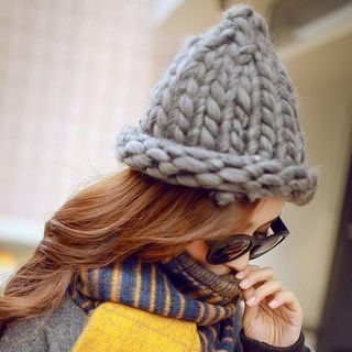 Ticoo Cable-Knit Beanie