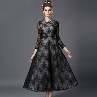 Ovette Lace Maxi Dress