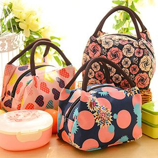 SunShine Patterned Canvas Lunch Box Bag